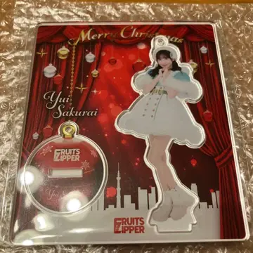 FRUITS ZIPPER 사쿠라이 유이 아크릴 스탠드 크리스마스