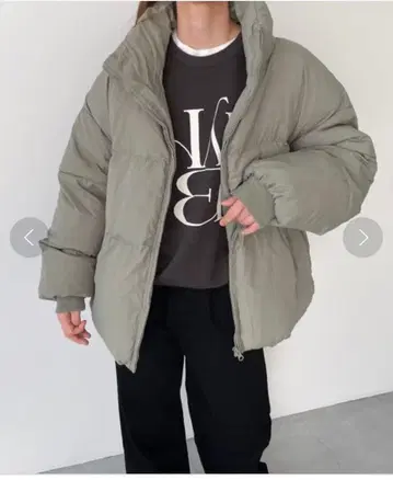 El mar 스탠드 카라 퍼퍼 자켓