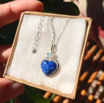 mau_jewelry 라피스&오팔 목걸이