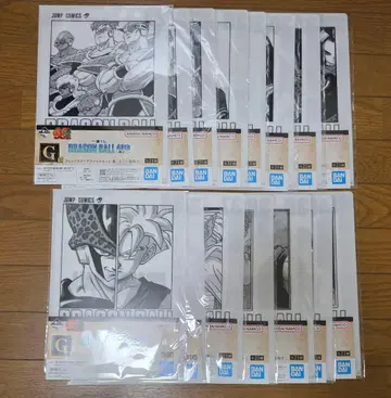 제일복권 DRAGON BALL 40th G상 코믹스 클리어 파일 세트