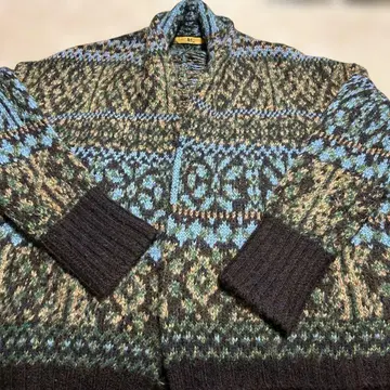 45R 자카드 가디건