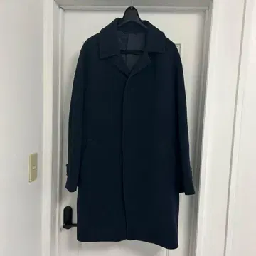 유나이티드 애로우즈 울 혼방 다크 네이비 스텐카라 코트 XL