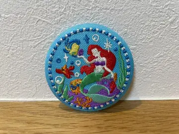 Disney Characters 자수 캔뱃지 비스킷 2 (캔뱃지만)