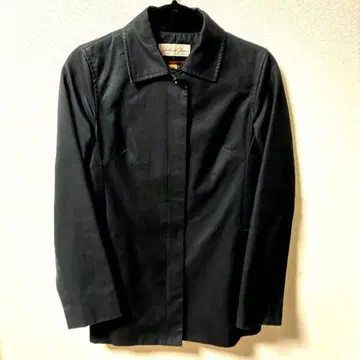 Spike and Span 블랙 트렌치코트