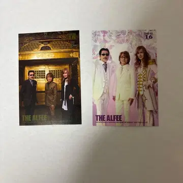 THE ALFEE 가을 투어 트레이딩 카드 16번, 18번