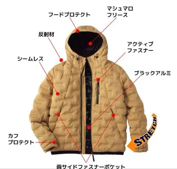 워크맨 에어로 스트레치 얼티밋 후디드 파카 M 남성용