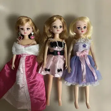 리카짱 인형 3체 묶음 판매