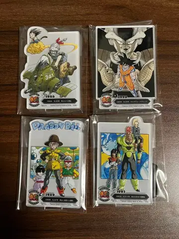 제일복권 드래곤볼 F상 ACLLECT 4개 세트 (덤 포함)