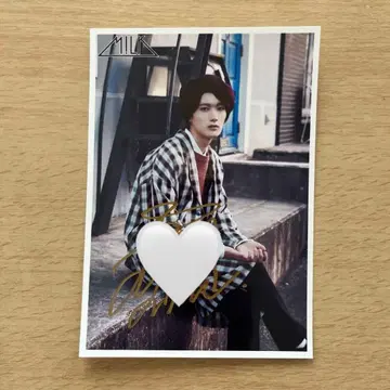 M!LK 야마나카 유타로 21번째 사인 포함 브로마이드