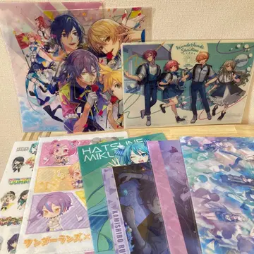 프로젝트 세카이 프로세카 클리어 파일 9점 세트