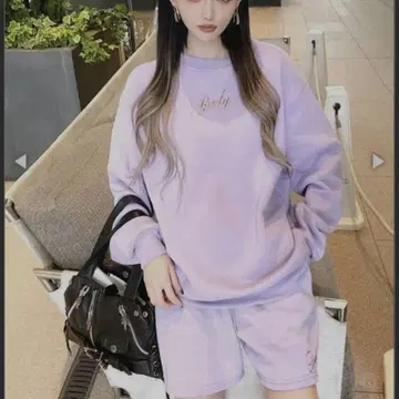 Rady 라벤더 맨투맨 셋업