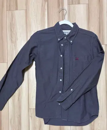 STUDIO D'ARTISAN 버튼 다운 셔츠 S 다크 그레이