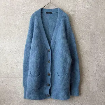 새상품급 저널 스탠다드 알파카 퍼 니트 가디건 22AW