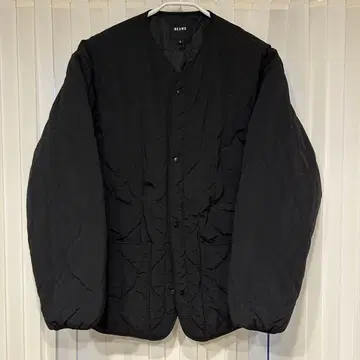 BEAMS 와이드 핏 다운 밀리터리 라이너 자켓