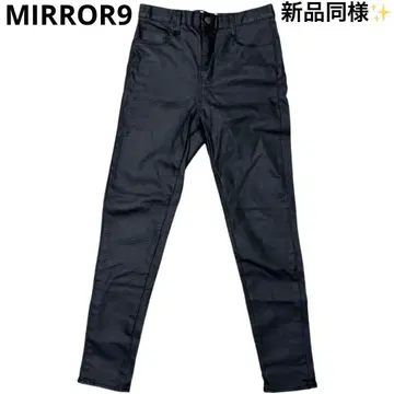 새상품급 미러나인 MIRROR9 스키니 팬츠 블랙 L