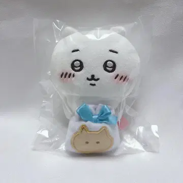 치이카와 (먼작귀) 데스크탑에서 지켜보는 봉제 인형 (쿠키 치이카와)