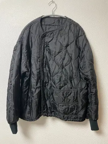 거의 새상품급 oddment 퀼팅 라이너 블랙 사이즈 L