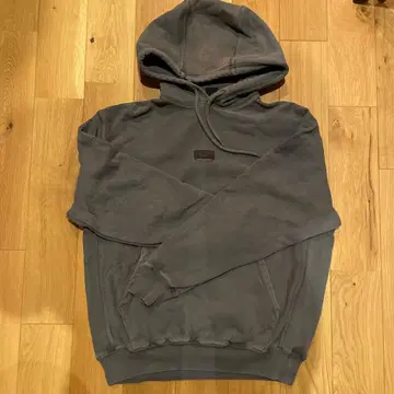 HUF 그레이 후드 부착 후드티 S