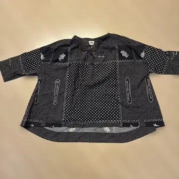 PUAL CE CIN 도트 무늬 반팔 셔츠