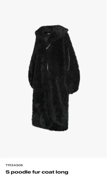 theredthread 푸들 퍼 코트 롱