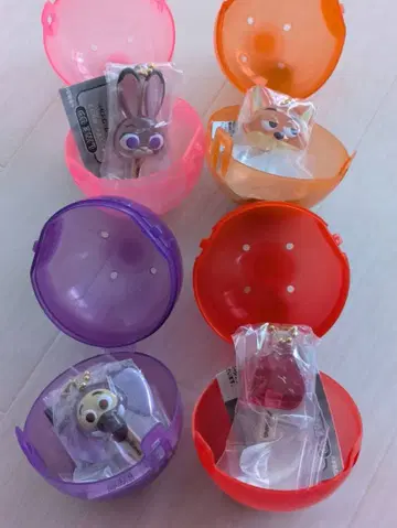 주토피아 아이스 캔디 참 4개 세트