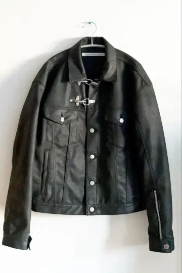 존 로렌스 서리번 레더 FIREMAN TRUCKER 자켓