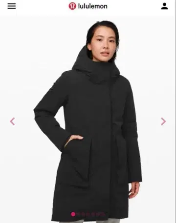 미사용 새상품 룰루레몬 다운 자켓 코트 여성용