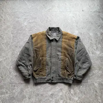 simple life 짧은 기장 코듀로이 울 스윙탑 충전솜