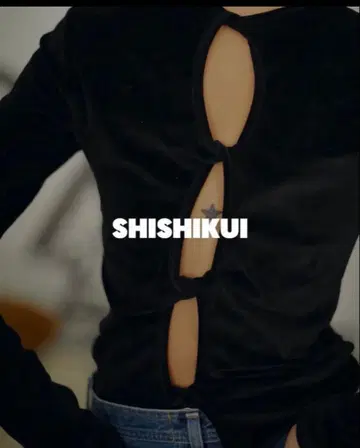 SHISHIKUI 시시쿠이 Twist velor / 네이비