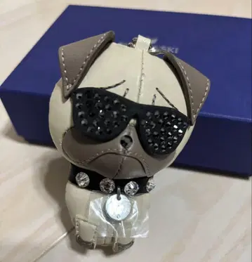 Swarovski 강아지 모양 키링