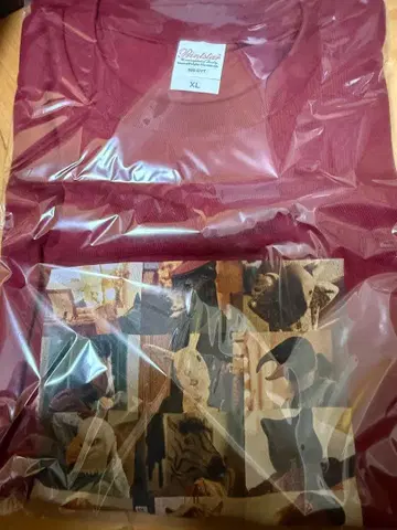 [ 미개봉 ] 녹황색사회 Actor XL 빨간색 콜라주 프린트 T셔츠