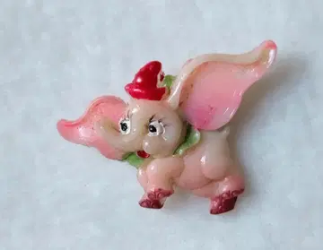 [ 앤티크 ] 셀룰로이드 브로치 덤보풍