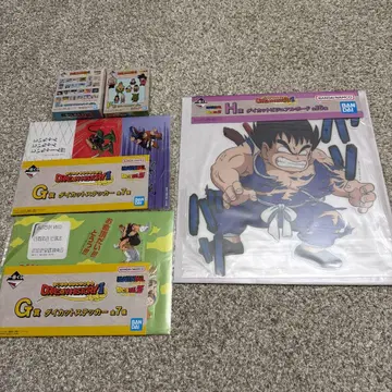 드래곤볼 제일복권 DRAGON HISTORY II E상~H상 세트