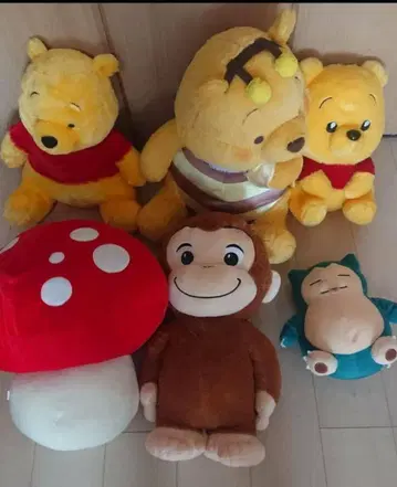 곰돌이 푸, 오자루의 조지, 기타 봉제 인형 세트