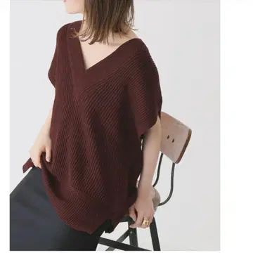 스픽 앤 스팬 로우 게이지 베스트 니트 베스트