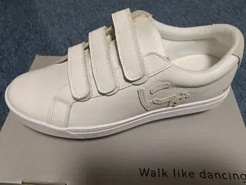 SANGACIO 화이트 스니커즈 벨크로