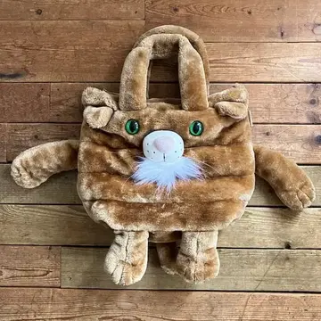 ROOTOTE 루트토트 봉제 인형 백 고양이 키즈 복슬복슬