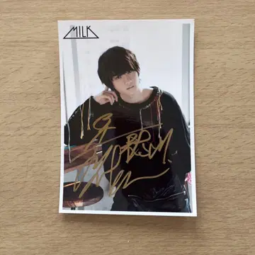 M!LK 야마나카 유타로 10번째 사인 포함 브로마이드