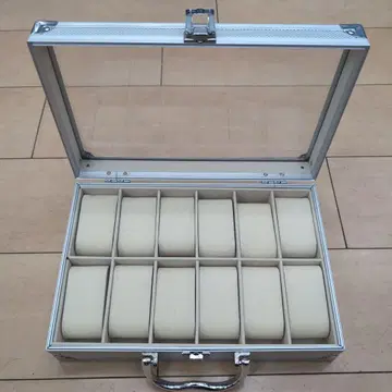 시계 케이스 알루미늄제 12개 수납 12개