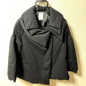 evaloren 블랙 다운 자켓