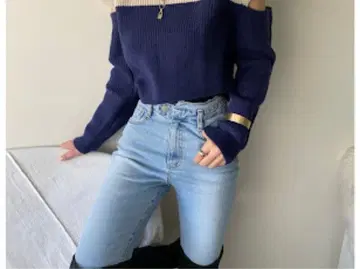 134 겨울 니트 따뜻한 니트 머스트 해브 트렌드 네이비