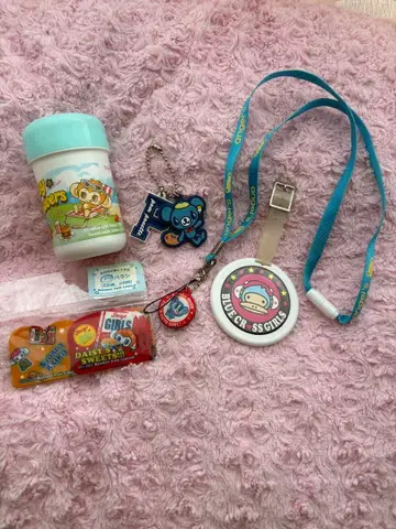 엔젤 블루 데이지러버스 폼포넷 블루 크로스 세트