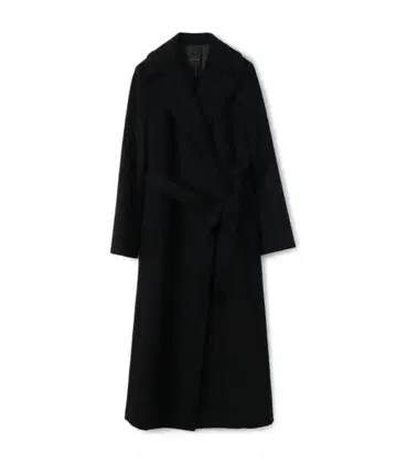 슈퍼 캐시미어 벨티드 코트