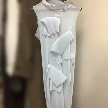 todo kotohayokozawa 슬리브리스 원피스 blue