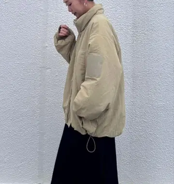 PON 기획 충전솜 스탠드 카라 자켓