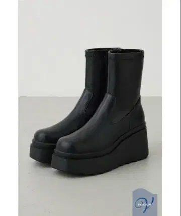 AZUL by moussy 웨지솔 스트레치 숏부츠 새상품 M