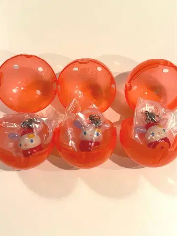 산리오 딸기 메지루시 액세서리 우사하나 3종 세트