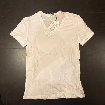 새상품 LA PERLA 화이트 V넥 T셔츠 M