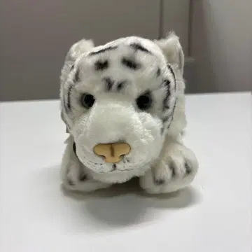 화이트 타이거 봉제 인형 소형