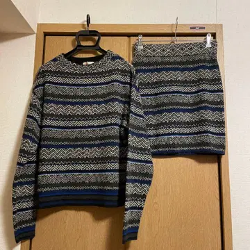 BEAUTY&YOUTH UNITED ARROWS 니트 스커트 셋업